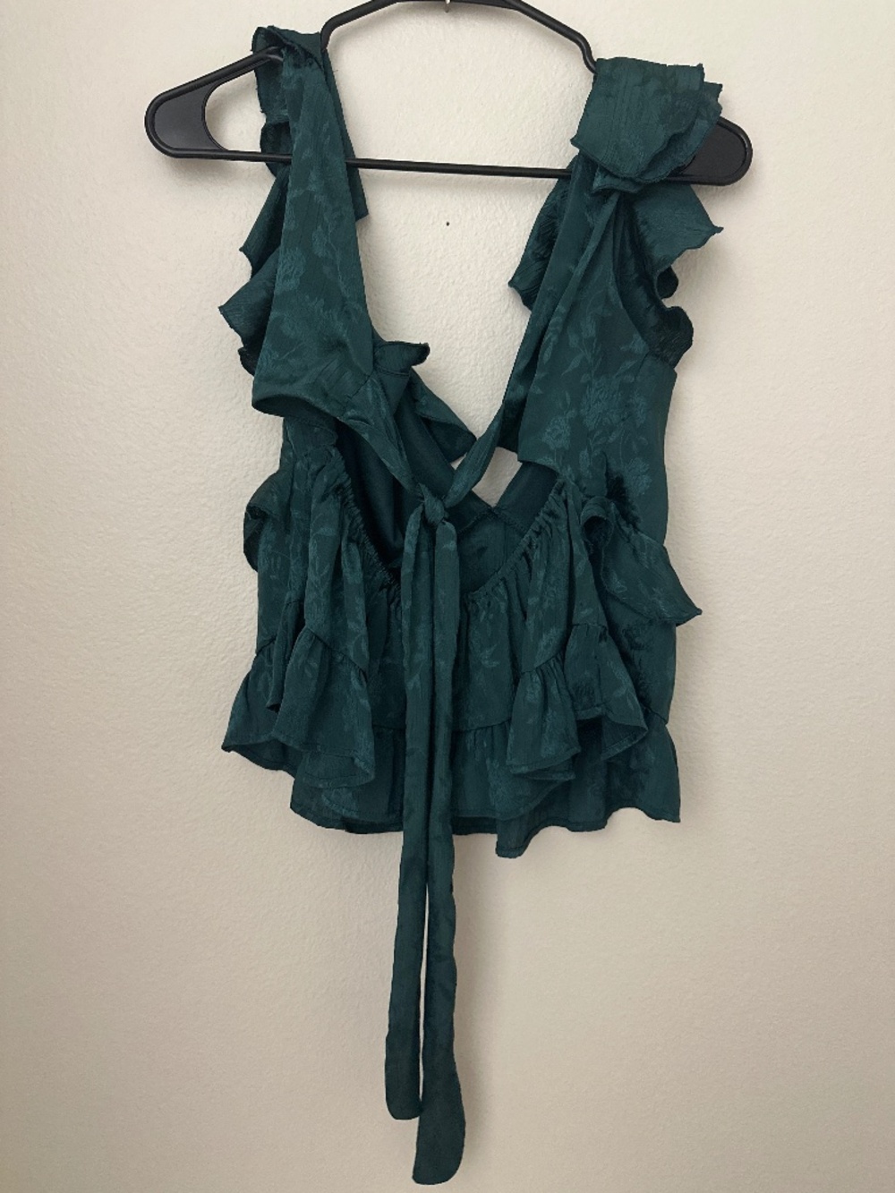 Dark green top
